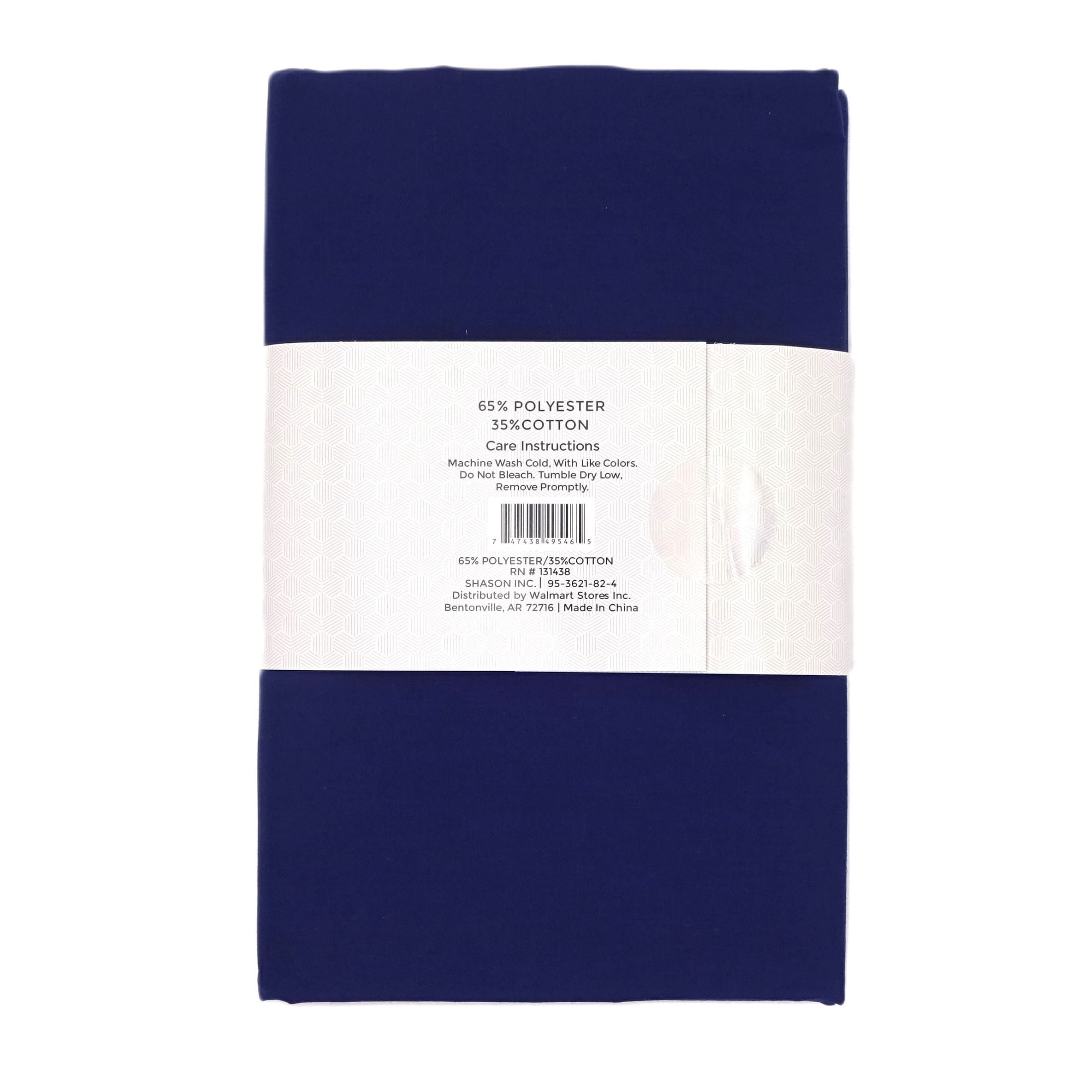 Shason Textile 4 Yard Cut Poly Cotton Fabric, Navy, 44" Wide for Craft & Quilting Projects