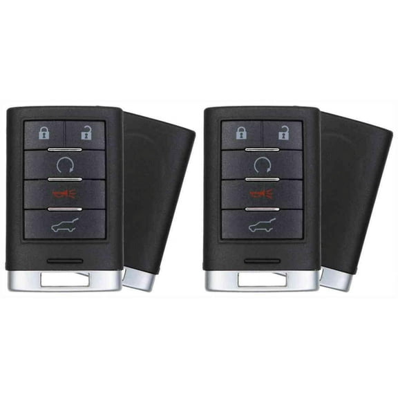 Keys4Less Replcament Smart Key Fob for Cadillac SRX 2010 FCC NBG009768T Part Number 22856930 22865375 Pack of 2