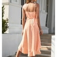 thumbnail image 4 of Vestido informal de verano para mujer, vestido informal de verano para mujer, vestido sin mangas para mujer, vestido con estampado de lunares, vestido sólido de rendimiento, 4 of 6
