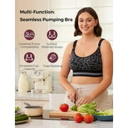 Momcozy Wireless Pumping Bra, Hands Free, Maternity Bra for Spectra, Medela, Elvie, Willow,etc
