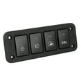 thumbnail image 2 of Car LED Button Panel,4 Gang Switch Panel Fog Lamp Controls Push Button Panel Elevated Design, 2 of 8