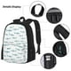 thumbnail image 3 of Easygdp Cute Shark Mochila para Niños y Niñas con Set de Caja de Almuerzo y Estuche para Lápices 3 en 1, Mochila Escolar Estampada para Adolescentes, 3 of 7