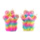 thumbnail image 2 of Guantes de peluche con forma de patas de animales para disfraces y celebraciones. Multicolor B, 2 of 9