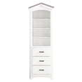 thumbnail image 5 of Acme Tree House Bookcase Cabinet, Pink & White Finish, 5 of 6
