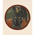 thumbnail image 3 of Sir Edward Coley Burne-Jones 12x14 Black Modern Framed Museum Art Print Titled - Black Archangel (1905), 3 of 5