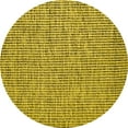 thumbnail image 1 of Ahgly Company Indoor Round Abstract Yellow Contemporary Area Rugs, 7' Round, 1 of 4