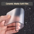 thumbnail image 2 of Película de cerámica mate para iPhone, Protector de pantalla suave 9D para IPhone 13 14 Pro Max 12 Mini 8 7 Plus, 11 PRO XR XS MAX, sin cristal, 3 uds., 2 of 3