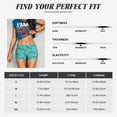 thumbnail image 6 of KLL Beautiful Seashells Pattern Workout Shorts for Women Scrunch Short Gym Yoga Running Sport Active Exercise Fitness Shorts, 6 of 8