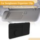 thumbnail image 3 of Clip para gafas de sol del coche Unique Bargains, soporte universal para gafas de sol en el parasol del coche, cuero negro 32x16cm 1 Pcs, 3 of 7
