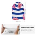 thumbnail image 2 of Yiaed Flamingo Print Winter Beanie for Men Women, Fleece Lined Beanie Soft Warm Knit Hat Ski Stocking Cuffed Ca, 2 of 6