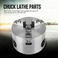 thumbnail image 2 of 3-Jaw Chuck, Metal Lathe Chuck, Self-Centering HRC58-62 Precise Maching Woodworking Lathe For Metal Processing Metal Lathe, 2 of 8
