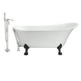 thumbnail image 1 of Tub, Faucet and Tray Set Streamline 67" Clawfoot NH340BL-CH-140, 1 of 5