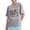 Light Gray, variant on Womens Summer Short Sleeve Tops Spring Trendy Vacation Tees Crew Neck Graphic Print Y2K Fashion T Shirts