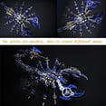 thumbnail image 5 of Puzle 3D de metal Scorpion Konhaof Azul para adultos con colores, 5 of 5
