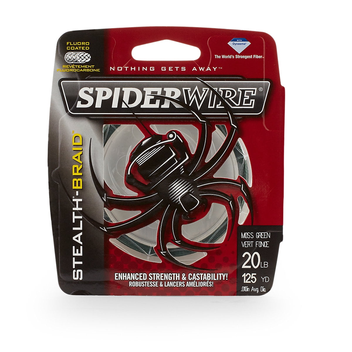 SpiderWire Stealth Smooth Superline Braid Fishing Line, Spiderwire® Stealth  Smooth, SCSM10G-200 SPW STSMO 10LB 200YD MGRN, Moss Green, 10/4 Pound  Test-200 Yard : : Sports, Fitness & Outdoors