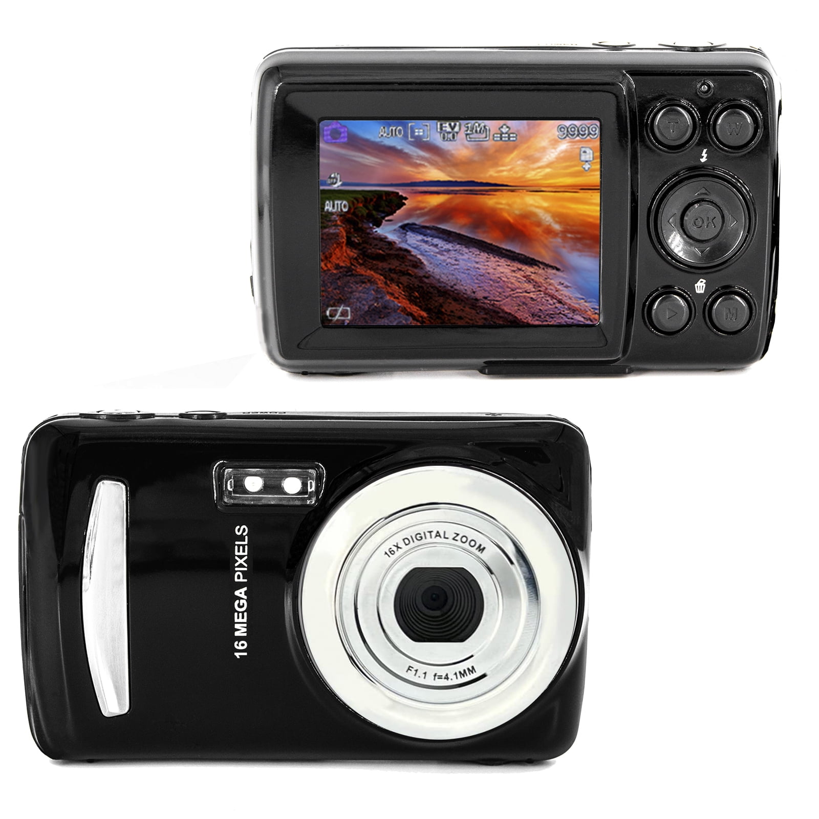 Acuvar 16MP Megapixel Compact Digital Photo and Video Camera with 2.4