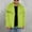 Green, variant on COSFO Casual Men Jacket Brown Open Front Faux Fur Outwear Loose Fit Long Sleeve Lapel Collar Mens Winter Coats