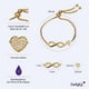 thumbnail image 5 of Pulseras Mujer con Dijes de Corazón e Infinito LuckyLy, Brazalete de Acero Inoxidable con Baño Oro Rosa 18k, Oro 18k, Plata y Zirconia Cúbica, Modelo Angie Oro Rosa
 dorado Unitalla, 5 of 6
