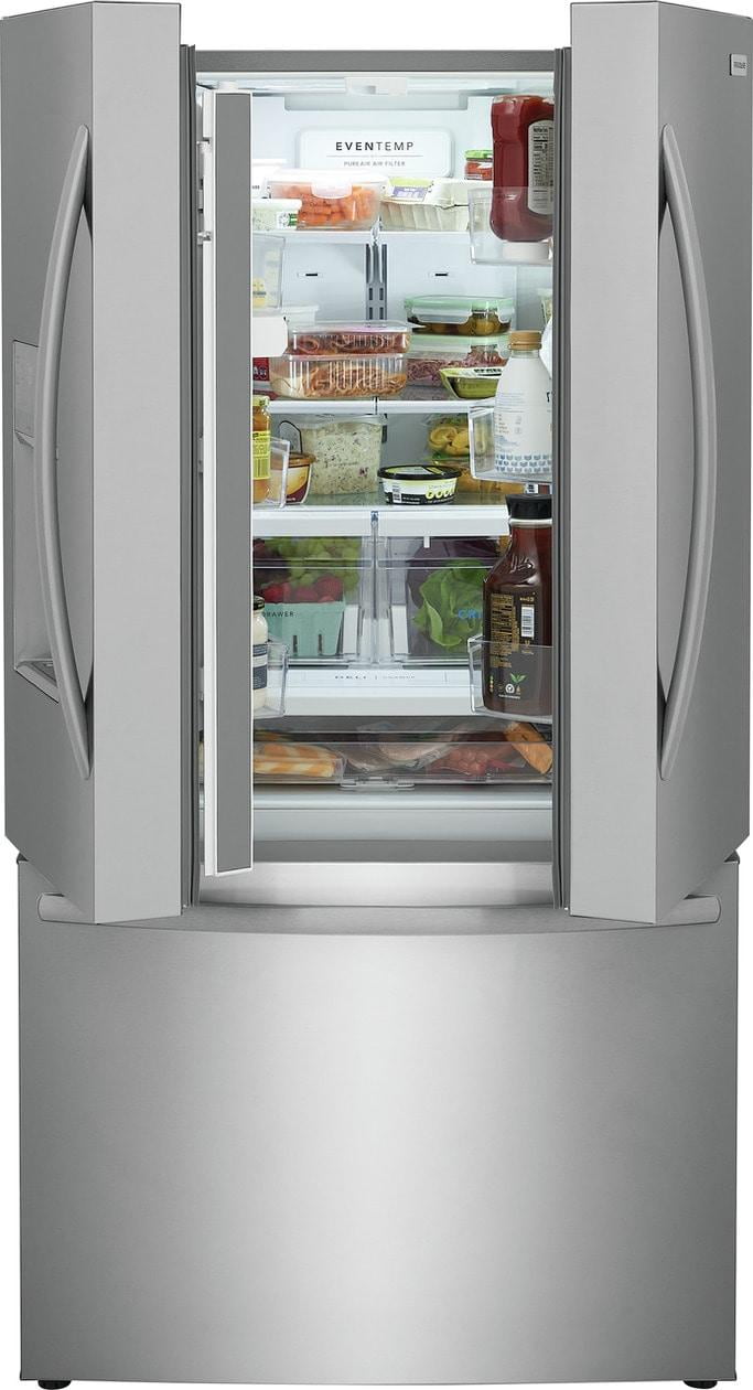 Frigidaire FRFC2323AS 36" Wide 23 Cu. Ft. Energy Star Certified French Door Refrigerator, Stainless Steel