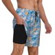 thumbnail image 2 of Balery Cute Chickens and Flowers Bañador para hombre, shorts de playa de secado rápido con entrepierna y forro de compresión-3X-Large, 2 of 6