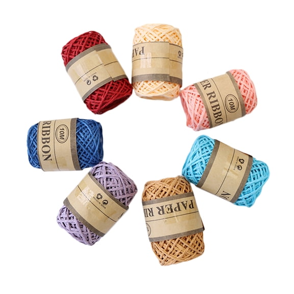 FOMIYES Multipurpose Jute Twine ng in Assorted Colors Paper Rope for Sewing and Craft Projects