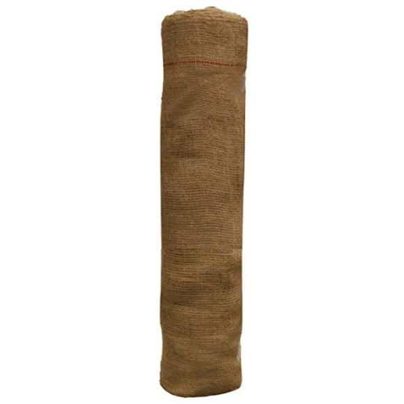 Jobes 3103 Natural Burlap Weed Barrier Fabric, 3 ft X 150 ft, Tan