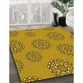 thumbnail image 2 of Ahgly Company Indoor Round Patterned Dark Bisque Brown Area Rugs, 5' Round, 2 of 6