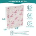 thumbnail image 4 of Dailycode Cute Little Dinosaur and Flower Hardcover 3 Ring Binder 1.5 Inch Ring Decorative Binder Organizer for Home School Office, 4 of 10