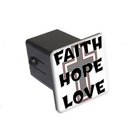 Faith Hope Love - Cross Christian Tow Hitch Cover