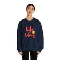 thumbnail image 3 of Life Be Lifeing Unisex Heavy Blend™ Crewneck Sweatshirt Sweater, 3 of 7