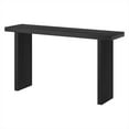 thumbnail image 3 of Evelyn&Zoe Modern/Contemporary 55" Wide Black Grain Console Table, 3 of 5