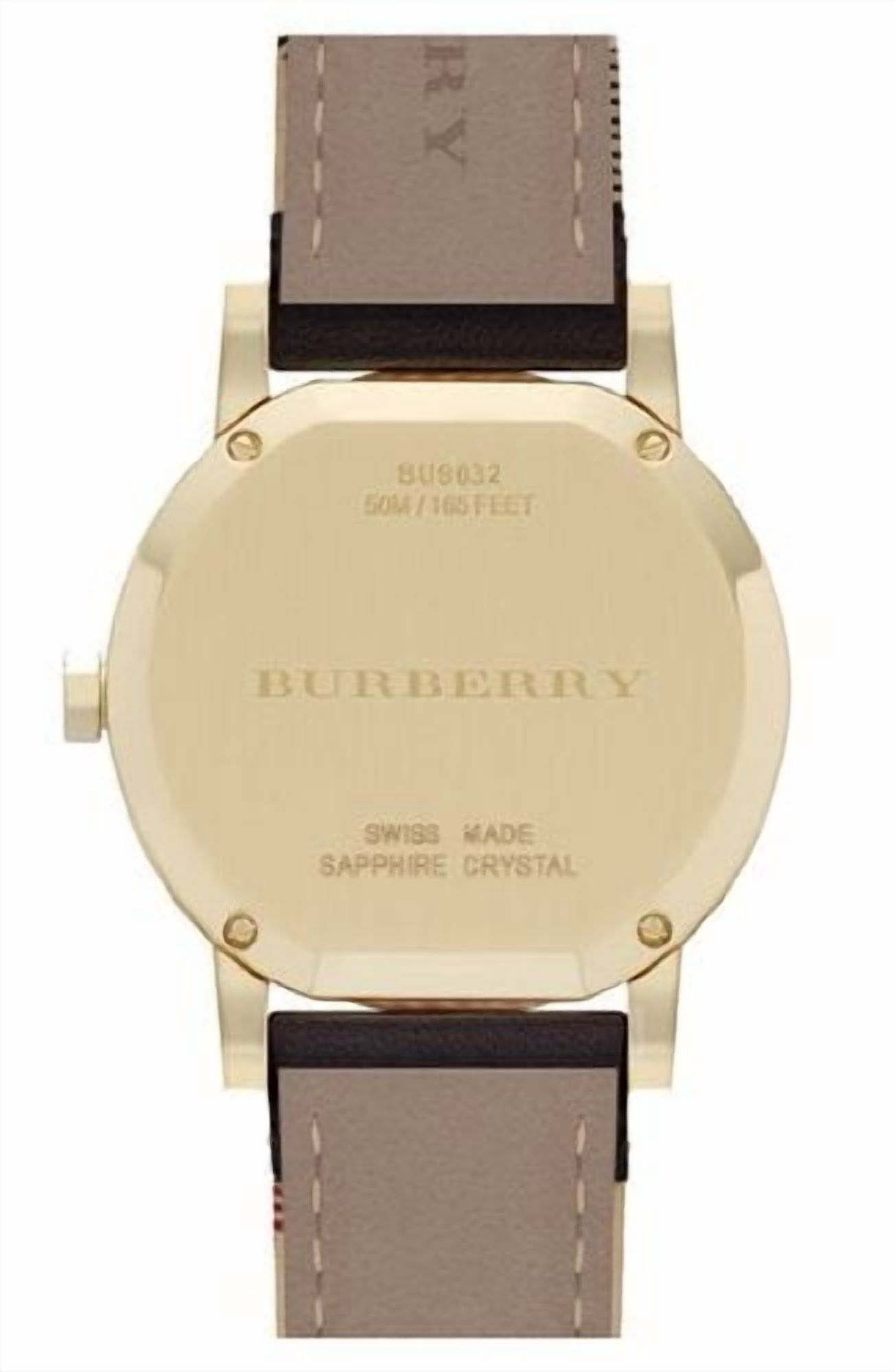 Burberry BU9015 White Leather Women\'s Watch Burberry Women main image 3