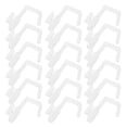 thumbnail image 1 of CATIEBYE 20 Pcs Porte-Outils en Panneau Perforé Blanc avec Crochets Robustes pour Rangement Mural de Salle de Bain, 1 of 8