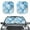 Blue Marble, variant on Yuyamidu Blur Marble Print Car Sun Shade Windshield Accessories Fashion Sun Shade Windshield for Auto SUV Truck Sedan 2 Pieces Easy to Install Car Front Window Shades
