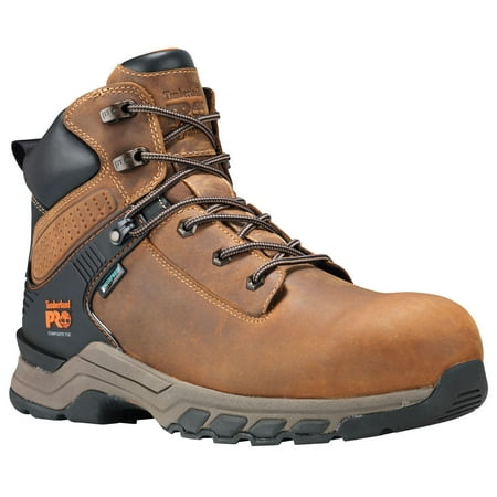 

Timberland PRO Hypercharge Men s Brown Comp Toe EH WP 6 Inch Boot (11.5 W)