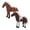 B 1PCS & D 1PCS, variant on JoyMagic Horse Toy 4 Styles Stuffed Animal Toys