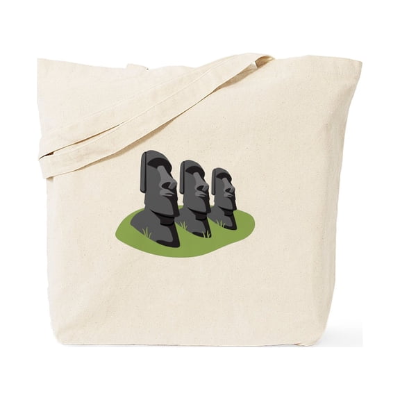 CafePress - Easter Island Tote Bag - Natural Canvas Tote Bag, Cloth Shopping Bag