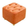 thumbnail image 3 of DOLITY Foot Rest Foot Stool Stable Seat Chair Change Shoe Stool Small Footstool Ottoman orange, 3 of 9