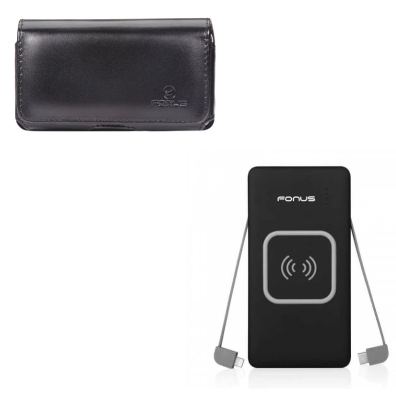Swivel Leather Case Belt Clip w Backup Battery Wireless Charger 10000mAh Power Bank O3D for Alcatel Jitterbug Smart 2, REVVL 2, 1x Evolve iPhone XR Swivel Leather Case Belt Clip w Backup Battery Wireless Charger 10000mAh Power Bank O3D for Alcatel Jitterbug Smart 2, REVVL 2, 1x Evolve iPhone XR
