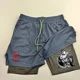 thumbnail image 1 of Berserk Guts-pantalones cortos deportivos 2 en 1 para hombre, Shorts transpirables de secado rápido para Fitness, correr, gimnasio al aire libre, 1 of 3