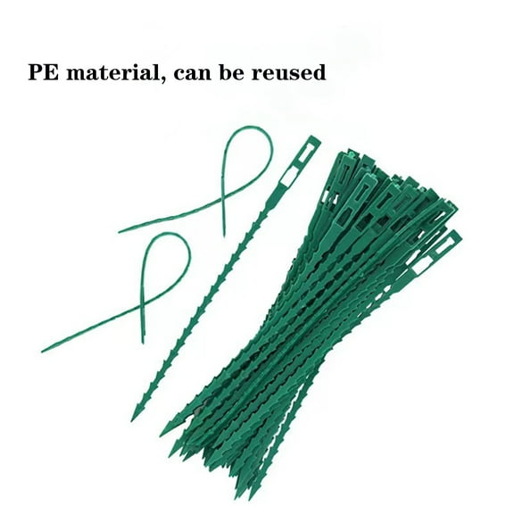 50 pcs garden ties can be used for fixing potted green plants, vegetables, fruits, branches, and trunks