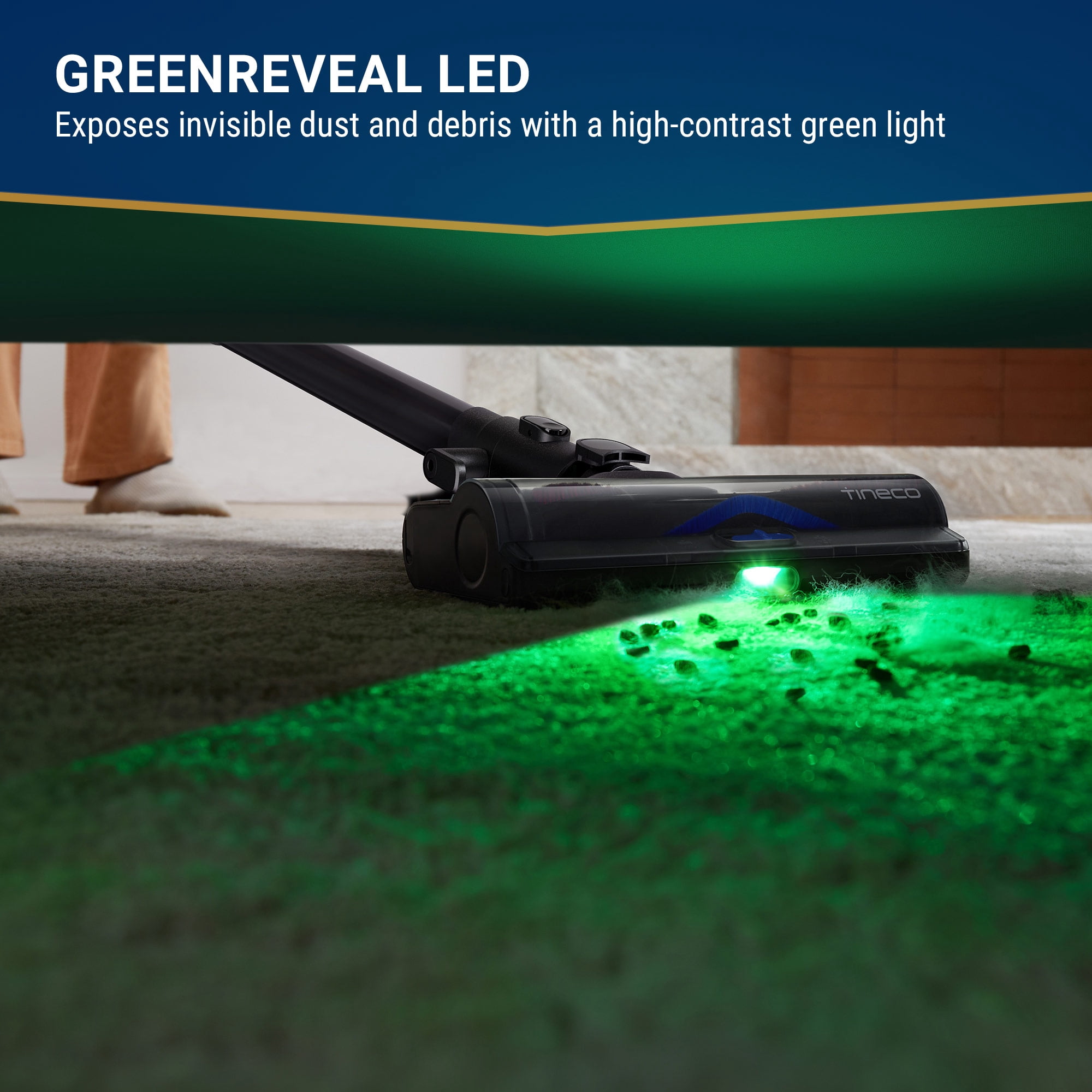 Tineco PureCyclone Pet Pro Corded Stick Vacuum, 600W Power, ZeroTangle Brush, GreenReveal LED, HEPA Filtration, Odor Control