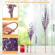 thumbnail image 2 of Flores artificiales Wootkey Purple Jasmine, 10 unidades con ramas, 2 of 9