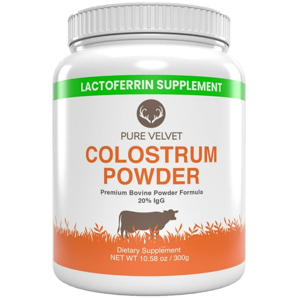 Pure Velvet Colostrum Powder, Premium Bovine Colostrum Supplement