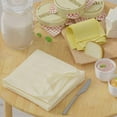 thumbnail image 7 of 9 PCS Reusable Cheesecloth, Grade 32,16x16 Inch,20x20 Inch,24x24 Inch Hemmed Cheese Cloths for Straining Craft,Completely Cotton Unbleached Cloth Strainer for Cooking, Baking, Juicing, Cheese Making, 7 of 7