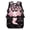 Cherry Blossom Axolotl, variant on Mermaid Capybara Kid Backpack 17 Inch Large Capacity Adjustable Padded Straps Backpack for Boys Girls Ages 6-18 Elementary Middle School Back to School Travel Use
