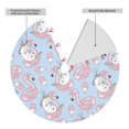 thumbnail image 2 of Yiaed Summer Cute Unicorns Print Christmas Tree Skirt , Tree SkirtsTree Mat for Christmas Winter Holiday Indoor Decorations-48", 2 of 7