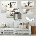 thumbnail image 4 of Designart "Minimalist Baseball Swing I" Sports Metal Wall Art Prints, 4 of 5