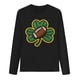 thumbnail image 2 of Uootdi St Patricks Day Long Sleeve Shirts for Women Retro Lucky Clover Tshirt Irish Shamrock Graphic Tee Tops Gift, 2 of 5