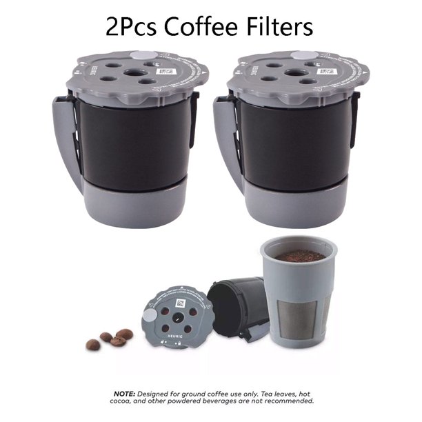 2Pcs Coffee Filters for Keurig Universal Coffee Filter for My K Cups